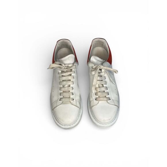 Alexander McQueen Other - Alexander McQueen Oversized Low-Top Sneaker White Lust red